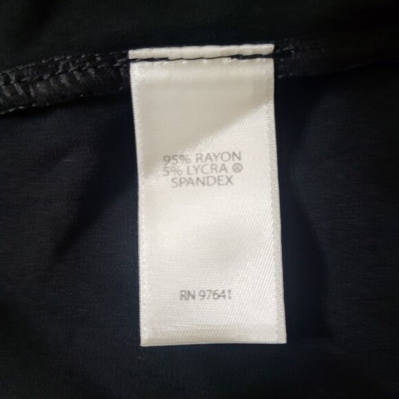 J Jill Wearever Collection XL Midi Dress New Blouson Dandelion Fluff Black White - Picture 6 of 11